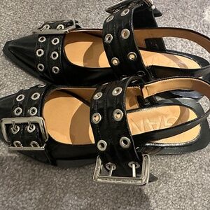 Ganni flats size 38